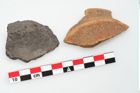 Etikett zu Keramikgefäß (NHMW-PRAE-078090)